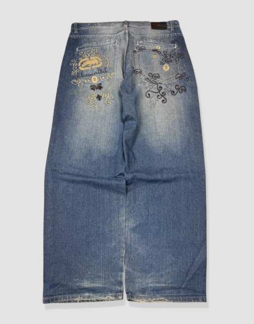Vintage 38W 32L Ecko Unltd baggy jeans in blue