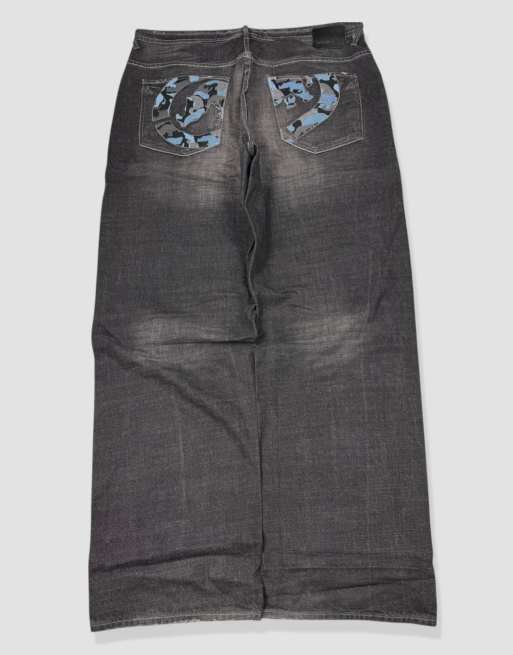 Vintage 38W 32L Ecko Unltd jeans in black