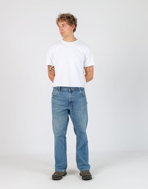 Vintage  38x30 denim carpenter jeans in light blue