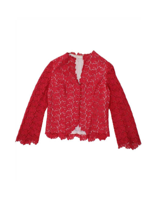Vintage 6 Button Blazer Jacket UK 12 Medium In Pink