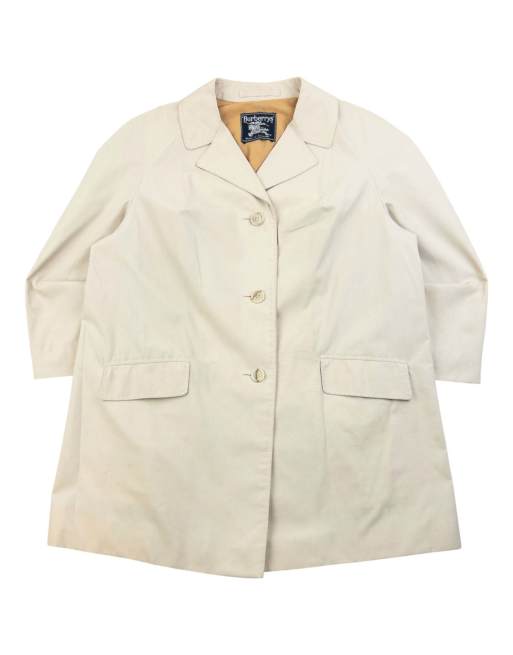 Vintage 80s Burberry Commuter II Trench Jacket Size XL