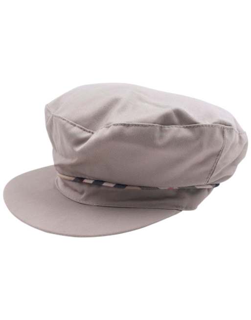 Vintage 80s Burberry Newsboy Hat Size M