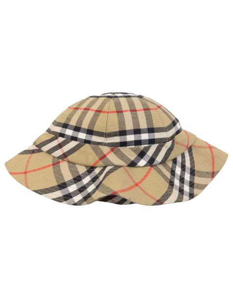 Vintage 80s Burberry Nova Check Bucket Hat - view 1