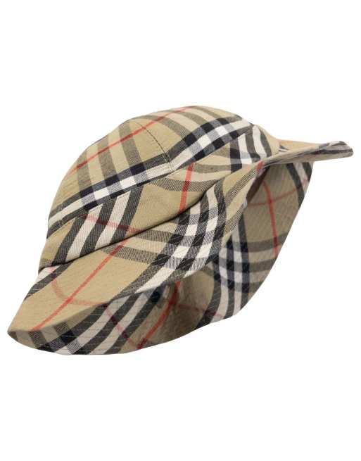 Vintage 80s Burberry Nova Check Bucket Hat, 2 of 4