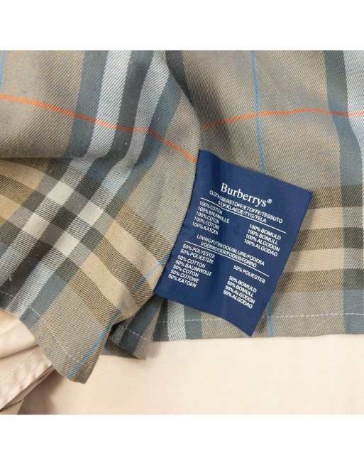 Vintage 80s Burberry Trench Jacket Size XL, 5 of 7