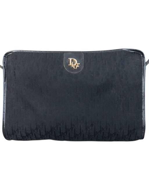 Vintage 80s Dior Monogram Shoulder Bag