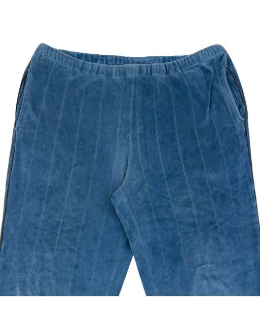 Vintage 80s Dior Velour Joggers Size L in Blue, 4 of 7