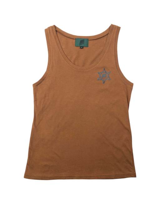 Vintage 80s Gaultier JUNIOR Sheriff Star Vest Top Size M