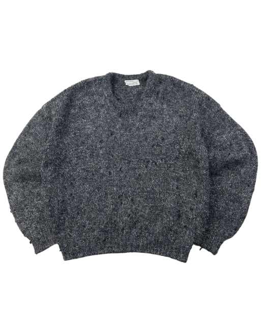 Vintage 80s Gianni Versace knit jumper size m in grey