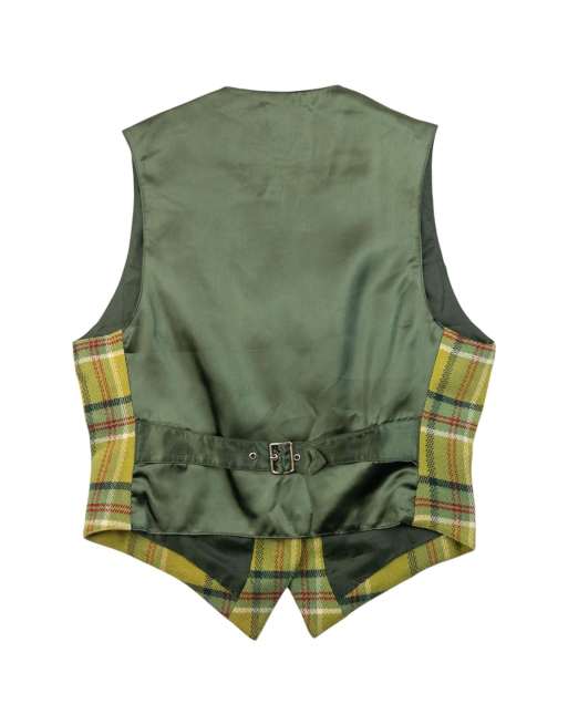 Vintage 80s Jean Paul Gaultier Checkered Waistcoat Size M, 2 of 4