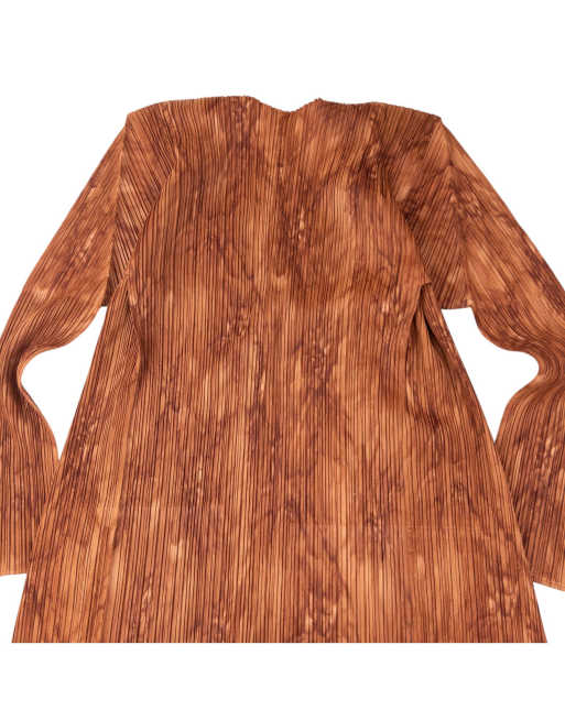Vintage 80s Pleats Please By Issey Miyake Pleated Longline Wrap Cardigan Size S, 3 of 4