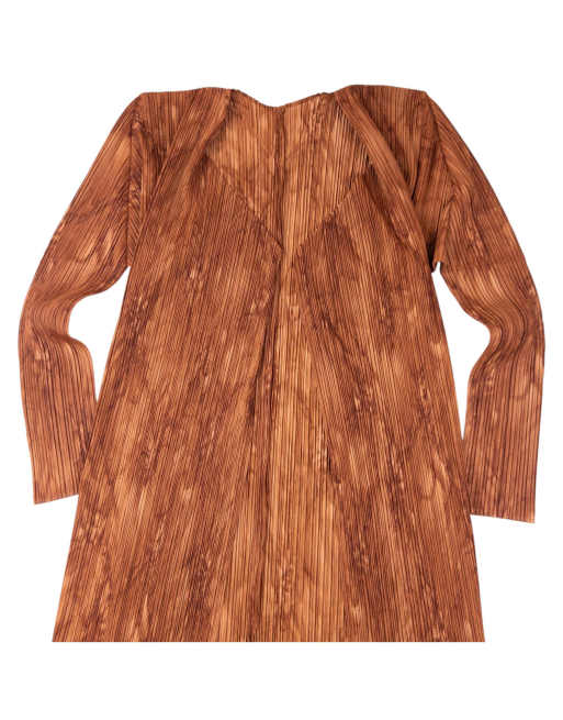Vintage 80s Pleats Please By Issey Miyake Pleated Longline Wrap Cardigan Size S, 4 of 4