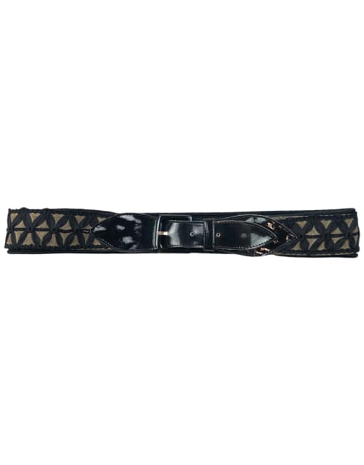 Vintage 80s Saint Laurent Braided Belt Size W26