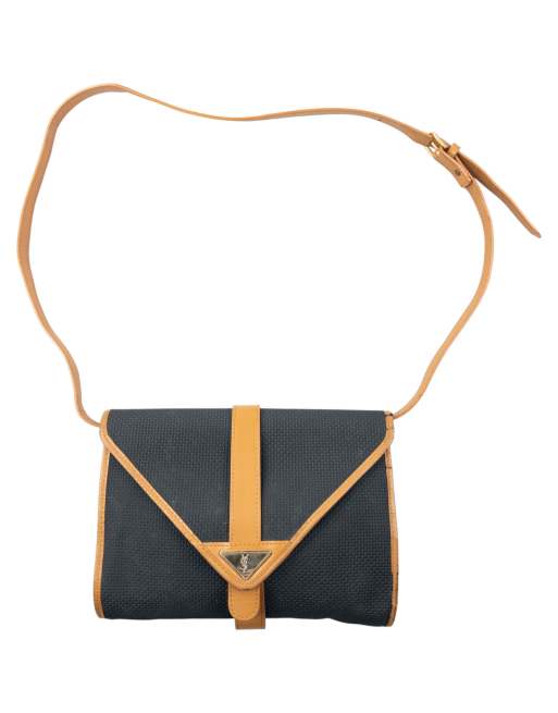 Vintage 80s YSL Yves Saint Laurent Leather Crossbody Bag, 2 of 4
