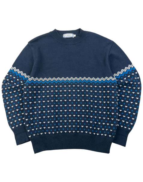 Vintage 80s YSL Yves Saint Laurent Pattern Knit Jumper Size S - view 1