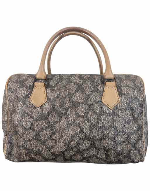 Vintage 80s YSL Yves Saint Laurent Pattern Leather Handbag, 2 of 7