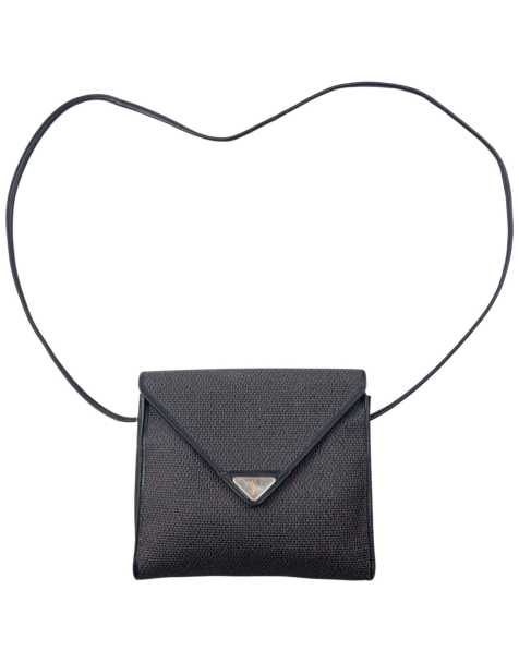 Vintage 80s YSL Yves Saint Laurent Woven Crossbody Bag in Black - view 1