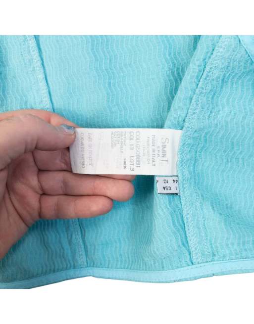 Vintage 90s Armani Jeans Zip Up Cropped Vest Top Size M, 6 of 6