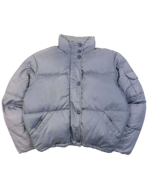 Vintage 90s Armani Jeans Zip Up Puffer Jacket Size M, 1 of 7