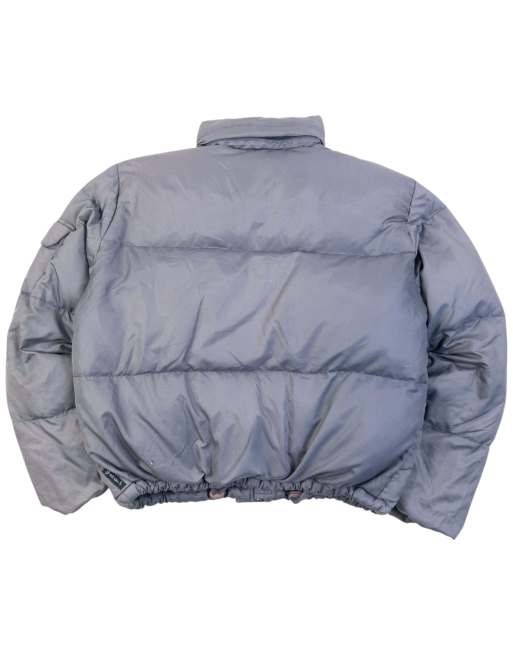 Vintage 90s Armani Jeans Zip Up Puffer Jacket Size M, 2 of 7
