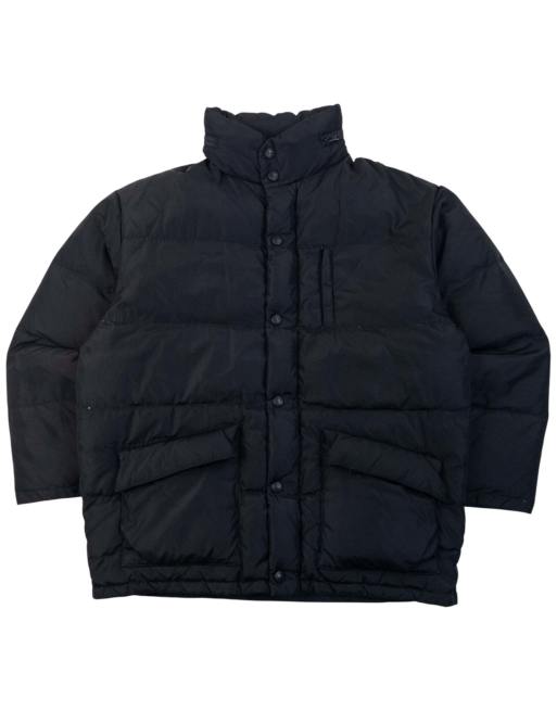Vintage 90s Armani Jeans Zip Up Puffer Jacket Size S, 1 of 6