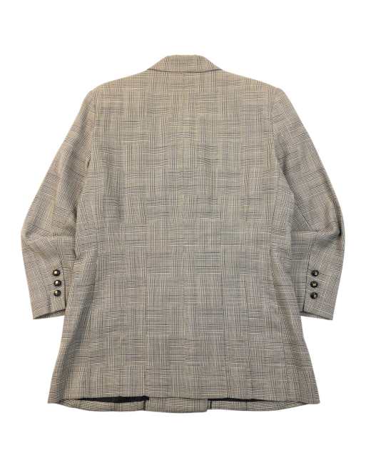 Vintage 90s Balenciaga Checkered Jacket & Skirt Suit Set Size L, 4 of 4