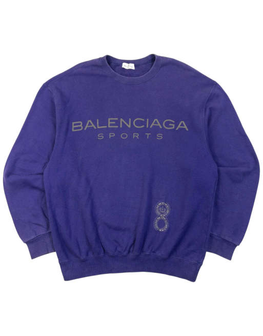 Vintage 90s Balenciaga Sports Graphic Sweatshirt Size M, 1 of 7