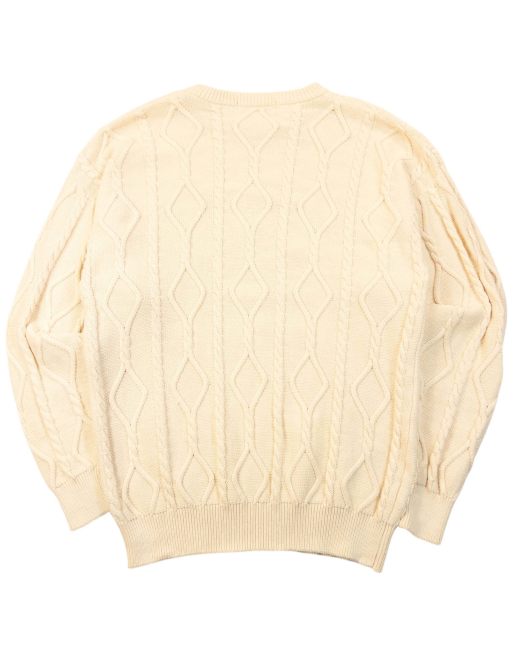 Vintage 90s Burberry Embroidered Knit Jumper Size L, 2 of 4