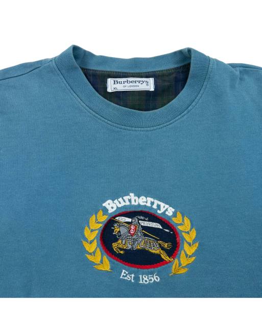 Vintage 90s Burberry Embroidered Sweatshirt Size M, 3 of 4