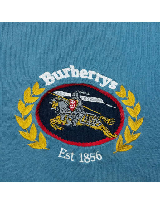 Vintage 90s Burberry Embroidered Sweatshirt Size M, 4 of 4