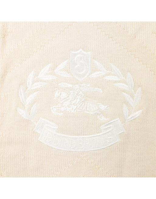 Vintage 90s Burberry Embroidered Wool Knit Jumper Size S | ASOS