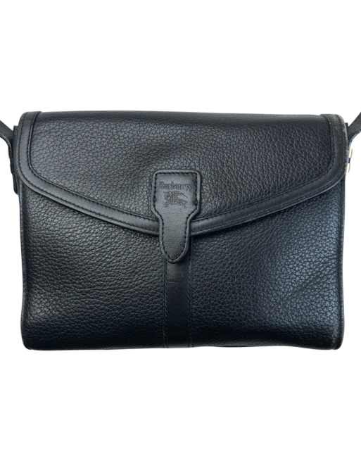 Vintage 90s Burberry Leather Crossbody Bag