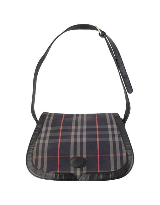 Vintage 90s Burberry Nova Check Crossbody Bag