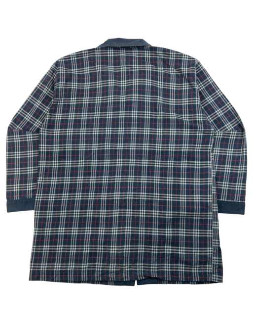 Vintage 90s Burberry Nova Check Long Sleeve Button Up Pyjama Shirt SizeM, 2 of 4