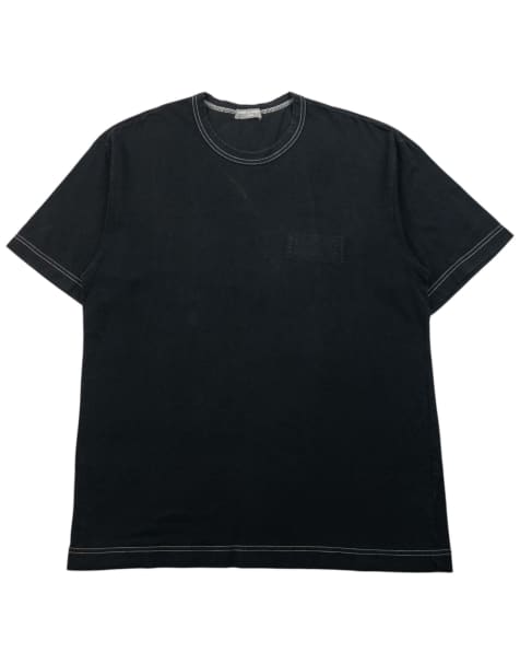 Vintage 90s Comme Des Garçons HOMME Contrast Stitching T Shirt Size S - view 1