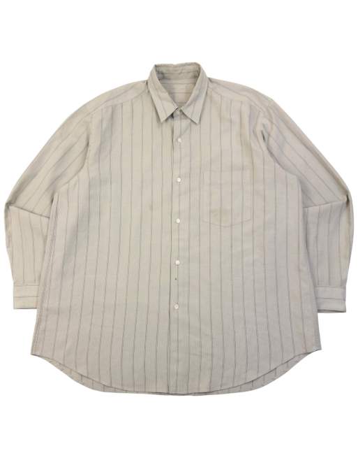 Vintage 90s Comme Des Garçons HOMME Long Sleeve Button Up Shirt Size L, 1 of 4