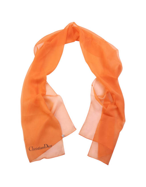 Vintage 90s Dior DUNE Sheer Chiffon Scarf