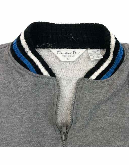 Vintage 90s Dior Monsieur Zip Up Bomber Jacket Size M, 4 of 4