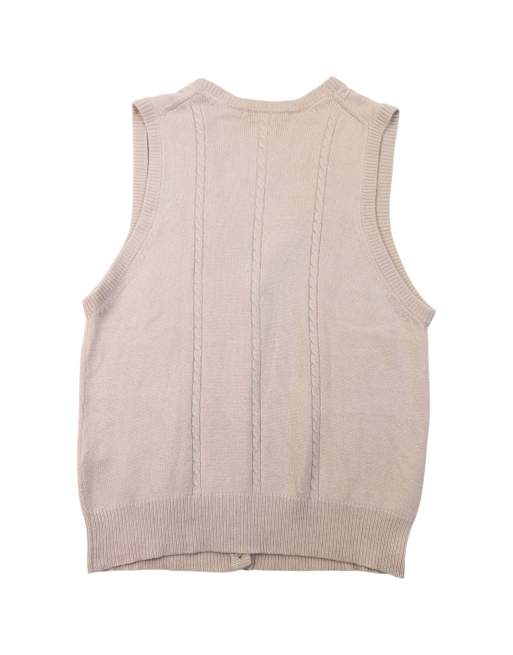 Vintage 90s Dior Sports Button Up Wool Sweater Vest Size M, 2 of 6