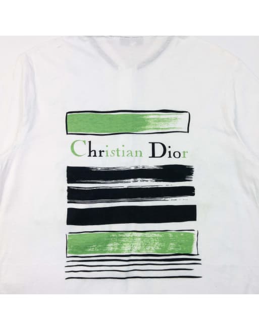 Vintage 90s Dior Sports Graphic Polo Shirt Size M, 4 of 7