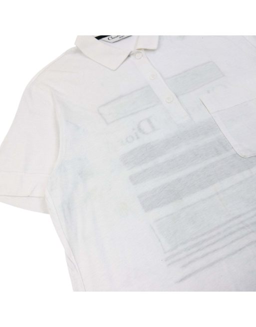 Vintage 90s Dior Sports Graphic Polo Shirt Size M, 6 of 7