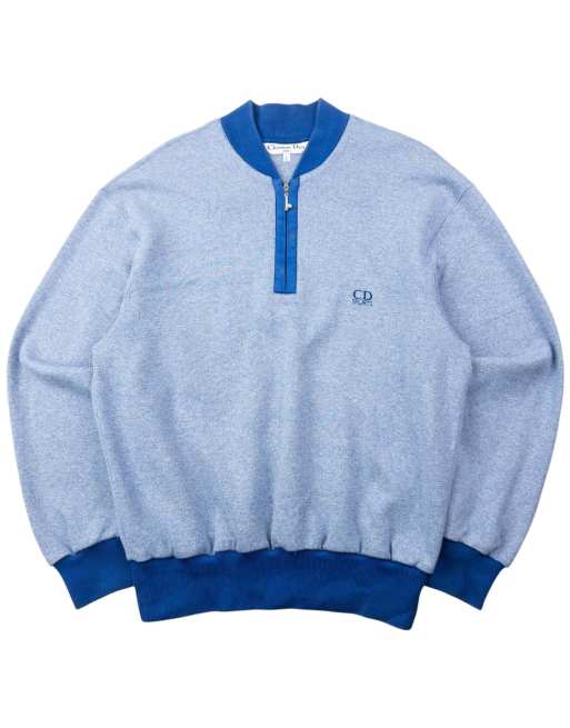 Vintage 90s Dior Sports Q Zip Sweatshirt Size S
