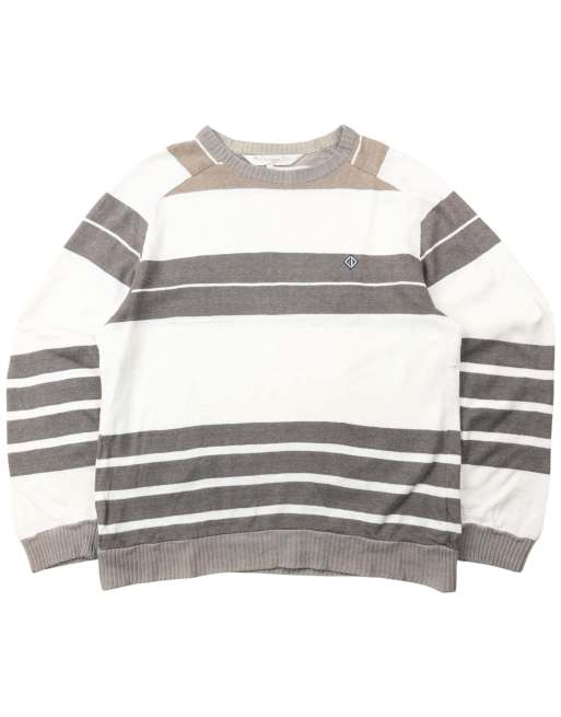Vintage 90s Dior Sports Striped Jumper Size S