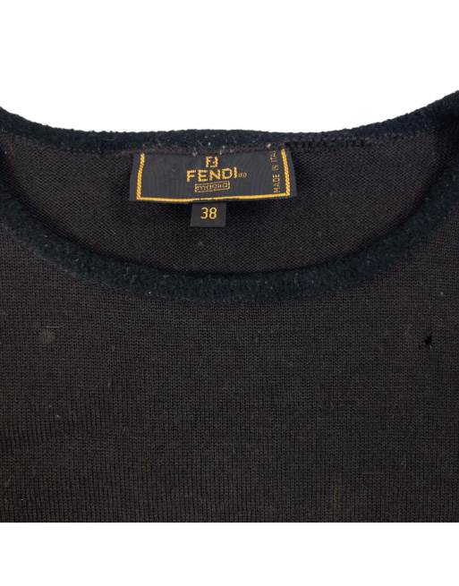 Vintage 90s Fendi Wool Jumper Size L, 4 of 7