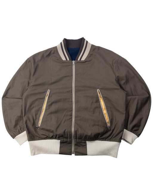 Vintage 90s Frapbois By Issey Miyake Reversible Bomber Jacket Size