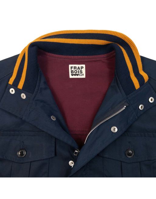 Vintage 90s Frapbois By Issey Miyake Zip Up Jacket Size XL in Navy, 3 of 7