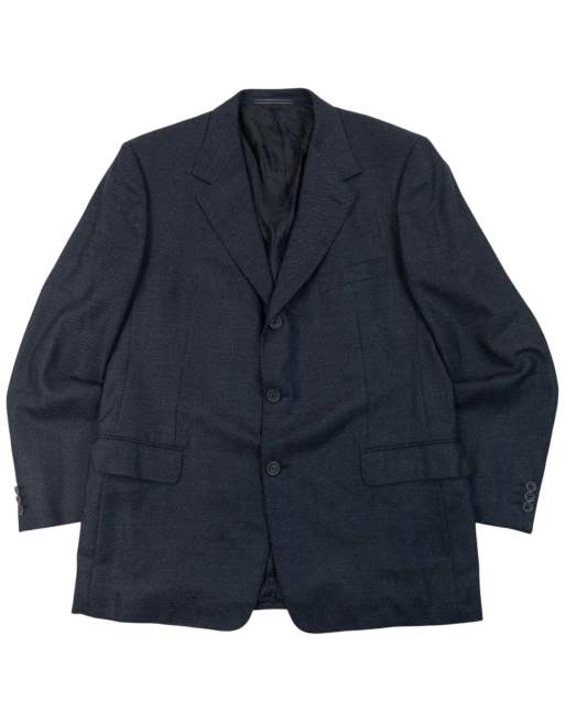 Vintage 90s Gianni Versace Couture Wool Jacket & Trousers Suit Size L, 2 of 7