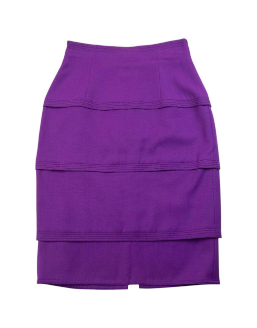 Vintage 90s Gianni Versace Tiered Skirt Size W25