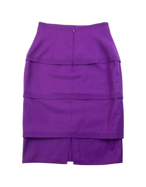 Vintage 90s Gianni Versace Tiered Skirt Size W25, 2 of 4