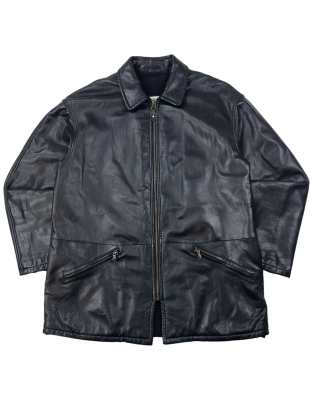 ジャケット・アウター 90s archive armani snap leather jacket ジャケット・アウター 90s archive armani snap leather jacket 1990's